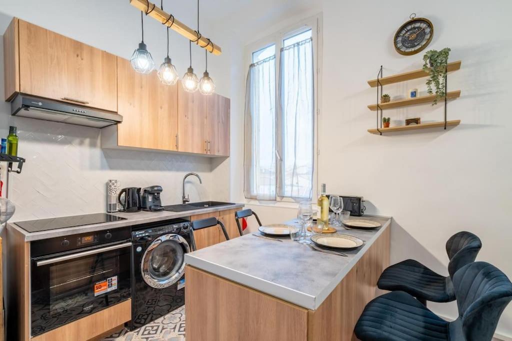 Charmant T2 Au Coeur Du Panier Marseille Kültér fotó